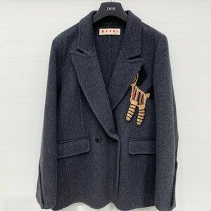 Marni 2025 New Double-faced Wool Coat